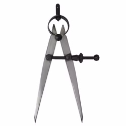 Spring Divider Adjustable Leg Caliper 4Inch 100mm  Carbon Steel Faithfull FAIDIV4