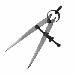 Spring Divider Adjustable Leg Caliper 4Inch 100mm  Carbon Steel Faithfull FAIDIV4