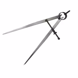Spring Divider Adjustable Leg Caliper 8Inch 200mm  Carbon Steel Faithfull FAIDIV8