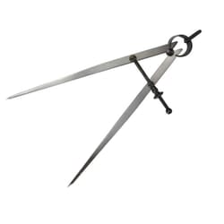 Spring Divider Adjustable Leg Caliper 8Inch 200mm  Carbon Steel Faithfull FAIDIV8