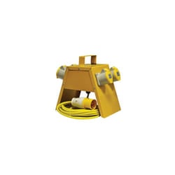 Faithfull FPPTLDB4L Distribution Box 4 Way 110 Volt
