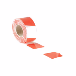 Faithfull Barrier Tape 70mm x 500m Red & White FAITAPEBARRW