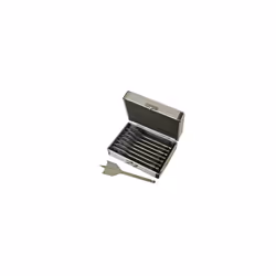 Faithfull FAIFBSET8 Flat Bit Set 8 Piece 10-38mm