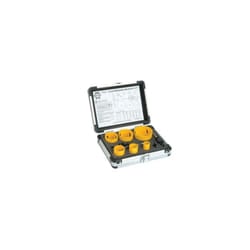 Faithfull FAIHSKE Universal Varipitch Holesaw Electricians Kit 9 Piece 16-51mm