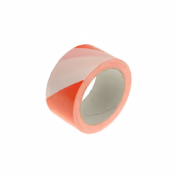 Faithfull Hazard Warning Safety Tape 50mm x 33m Red & White FAITAPEHAZRW