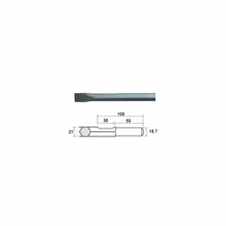 Faithfull FAIKAGC450 Chisel 450mm Kango Shank (914119)