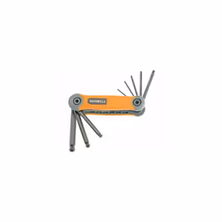 Faithfull FAIHKSF8MB Ball End Hexagon Key Folding Set of 8 Metric (1.5-8mm)