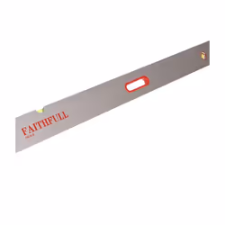 Screeding Level 2.4m (8ft) 3 Vial & Grips FAISL8