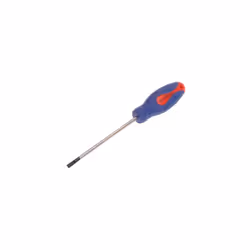 Faithfull FAISDP100 Soft-Grip Screwdriver Slotted Parallel Tip 4mm x 100mm