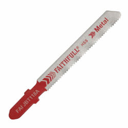 Faithfull JBT118A Jigsaw Blades - Metal (Pack of 5)
