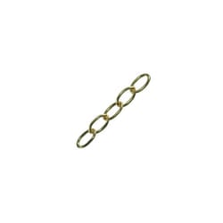 Faithfull FAICHOP18 Oval Chain 1.8mm x 10m Polished Brass