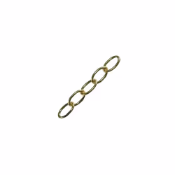Faithfull FAICHOP23 Oval Chain 2.3mm x 10m Polished Brass