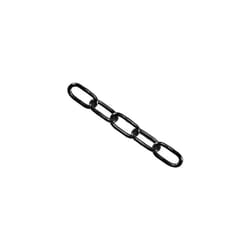 Faithfull FAICHCUT30B Black Japanned Chain 3.0mm x 2.5m - Max Load 80kg