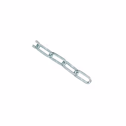Faithfull FAICHCUT30Z Zinc Plated Chain 3.0mm x 2.5m - Max Load 80kg
