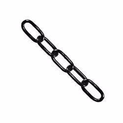 Faithfull 5mm x 2.5m Japanned Chain - Black