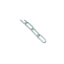 Faithfull FAICHCUT50Z Zinc Plated Chain 5.0mm x 2.5m - Max Load 160kg