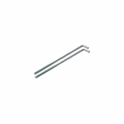 Faithfull 230mm 9-inch External Building Profile Bolts (2 Pieces)