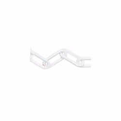 Faithfull 8mm 12.5m Plastic Chain - White
