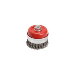 Faithfull FAIWBT65MC Wire Cup Brush Twist Knot 65mm x M10 x 1.5 0.50mm