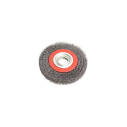 Faithfull FAIWBWW200 Wire Wheel 200mm x 25 x 32mm 0.30mm Wire