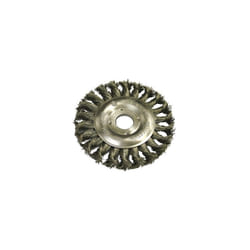 Faithfull FAIWBCT125 Circular Wire Brush 125mm x 12 x 22.2mm 0.50mm Wire