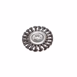 Faithfull FAIWBCT115 Circular Wire Brush 115mm x 12 x M14 x 2 0.35mm Wire