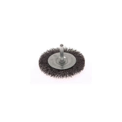 Faithfull FAIWBS75C Wire Brush 75mm x 6mm Shank 0.30mm