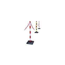 Faithfull FAICHPOSTRW Plastic Post for Chain - Red / White