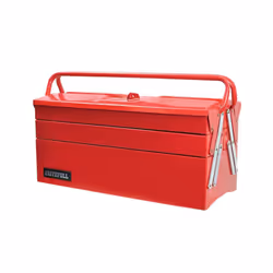 Faithfull Metal Cantilever Toolbox - 5 Tray 40cm (16in) FAITBC517