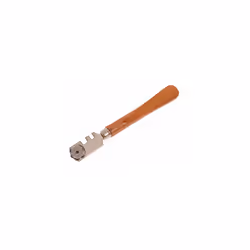 Faithfull GCSIX Six Wheel Glasscutter with Wood Handle