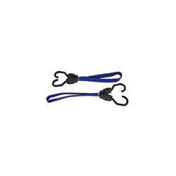 Faithfull FAITDBUNG18 Flat Bungee Cord 46cm (18in) Blue 2 Piece
