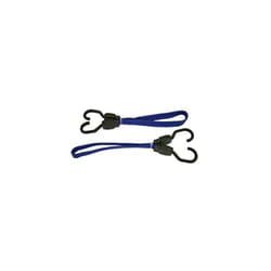 Faithfull FAITDBUNG18 Flat Bungee Cord 46cm (18in) Blue 2 Piece