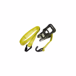 Faithfull Ratchet Tie-Downs J Hook 5M X 32Mm Breaking Strain 1320Kg/Dan 2 Piece