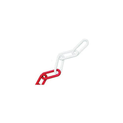 Faithfull FAICHPRW812C Plastic Chain 8mm x 12.5m Red / White