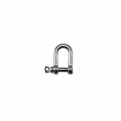 Faithfull FAICHDS60 D Shackle Zinc Plated 6mm (Pack of 4)