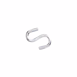 Faithfull FAICHSH5010 S Hooks 5mm Zinc Plated (Pack of 10)