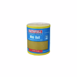FAIAR1060Y 10M Coarse 60 Grit Sandpaper Roll Yellow Std 115mm x 10M