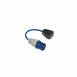 Faithfull FPPFLYLEAD Fly Lead 240 Volt 3 Pin Plug to 240v 3 Pin Socket & 35cm Lead