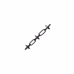 Faithfull FAICHBOX6SB Spike Chain Black Japanned 6mm x 5m Box - Max Load 250kg