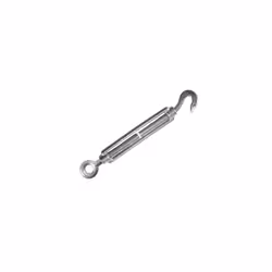Faithfull FAICHSCREW10 Straining Screw 10mm Hook & Eye Galvanised 133mm