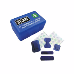Scan FAPLACAT Hydroscopic Assorted Plasters - Blue (Pack of 100)