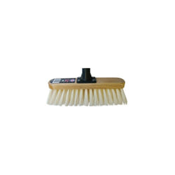 Faithfull FAIBRSOFT12R Broom Head Soft Cream PVC Bristle 300mm (12in) Threaded Socket