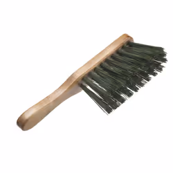 Faithfull PVC Stiff Hand Brush, Green