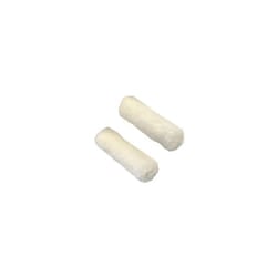 Faithfull FAIRMINI2M Medium Pile Mini Roller Refills 100mm (4in) Pack of 2