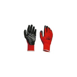 Scan 2ANK33L-24 Palm Dipped Black Nitrile Glove - Large - L