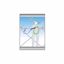 Scan Fall Arrest Harness 2-Point Anchorage SCAFAHARN6