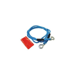 Faithfull FAIAUTR2TON Tow Rope 4m Metal Hooks 2 Tonne