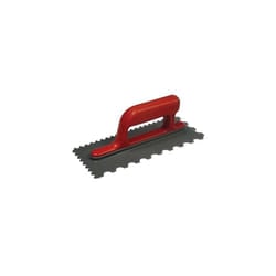 Faithfull FAISGTNOTP Notched Trowel Round 4mm & 7mm Plastic Handle 11 x 4.1/2in