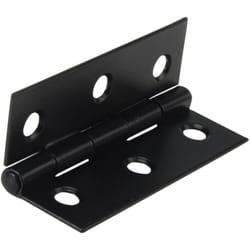 Forge 75mm Butt Hinge with Powder Coated Finish - Black (Pack of 2)