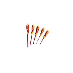 Faithfull FAISDVDESET5 VDE Screwdriver Soft-Grip Set of 5